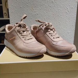 allie leather and canvas sneaker